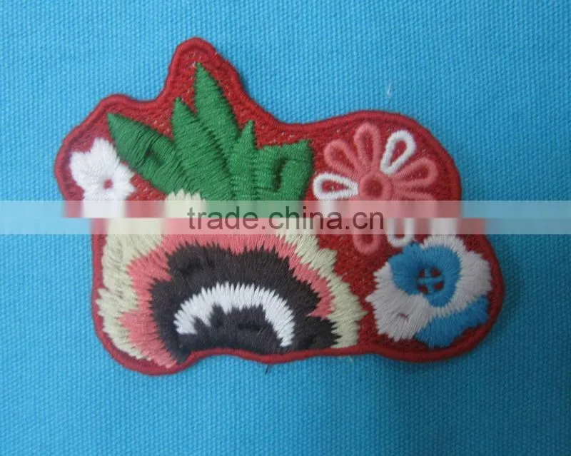 crochet cotton flower patches for clothes