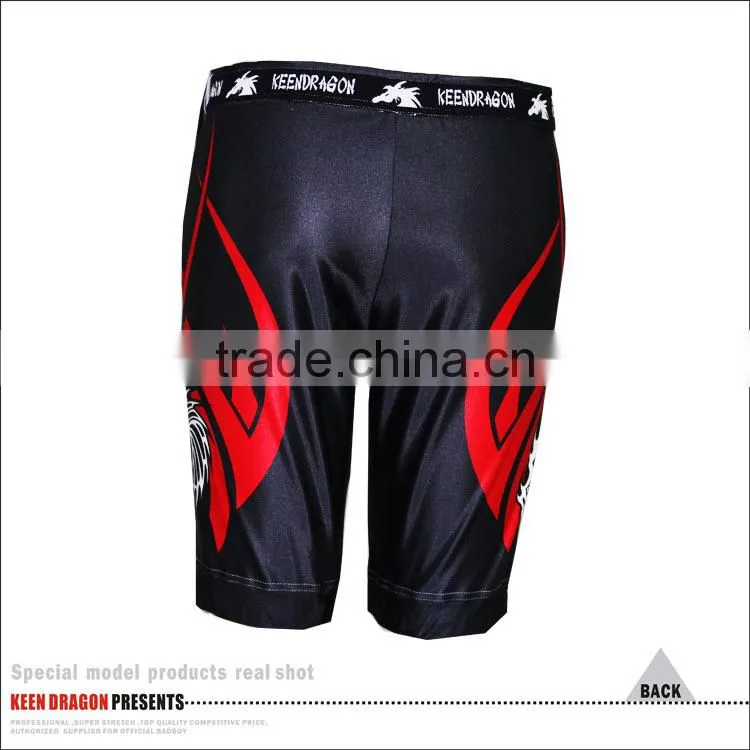 Sublimated Stretch MMA Vale Tudo Compression Lycra Shorts Vale Tudo Fight Shorts