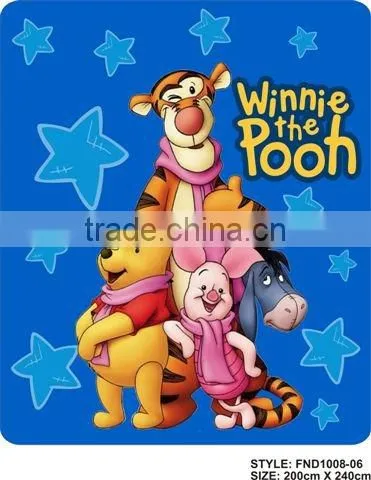 printed fleece blanket cartoon design