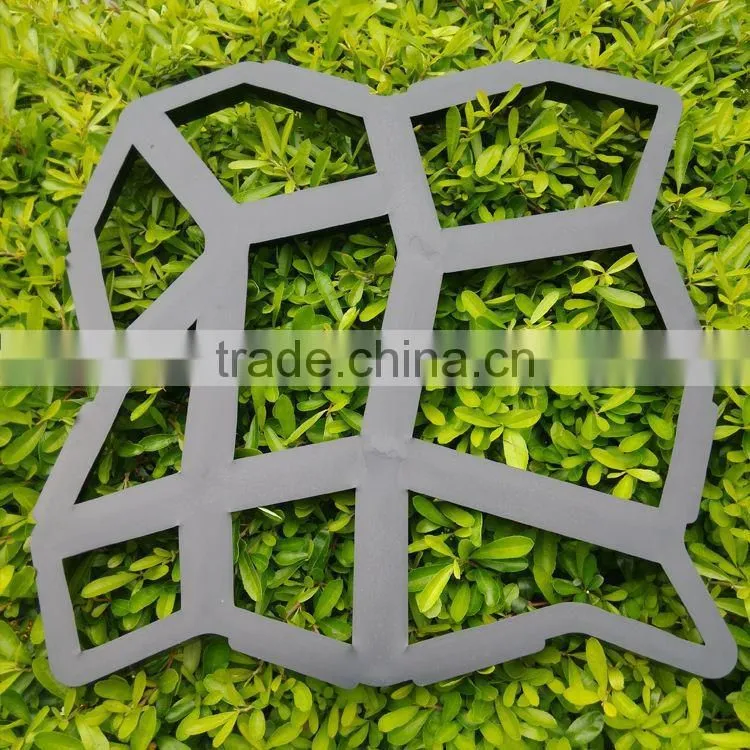 Popular Garden path plastic concrete pavement mould DIY garden tools for making a pathway pavement pattern maker
