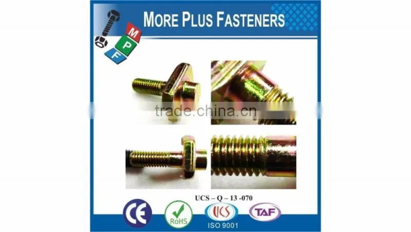 Made in Taiwan Automotive Special and Standard Fastener Hex Flange Head Cap Screw Double End Screw