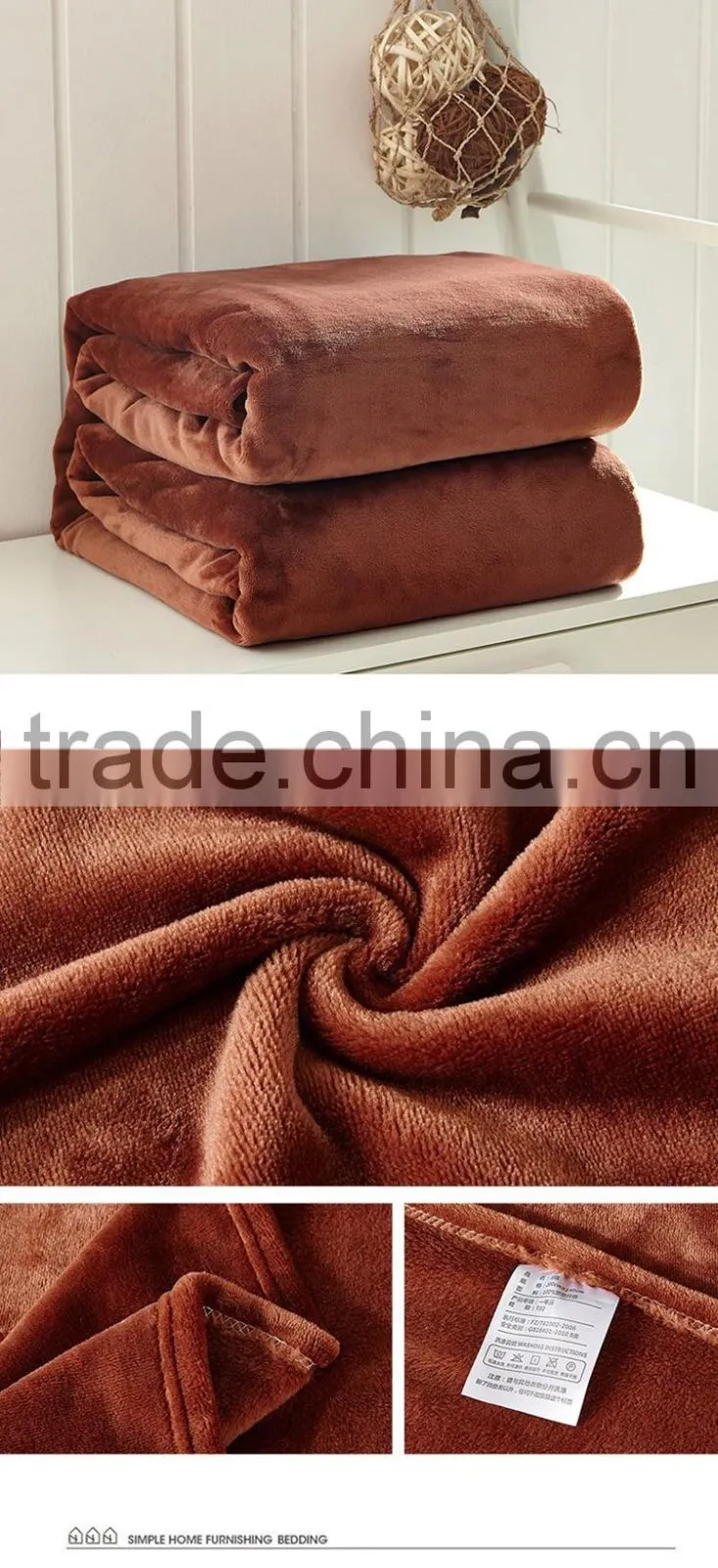 China textiles fire moving coral fleece blanket wraps for adults