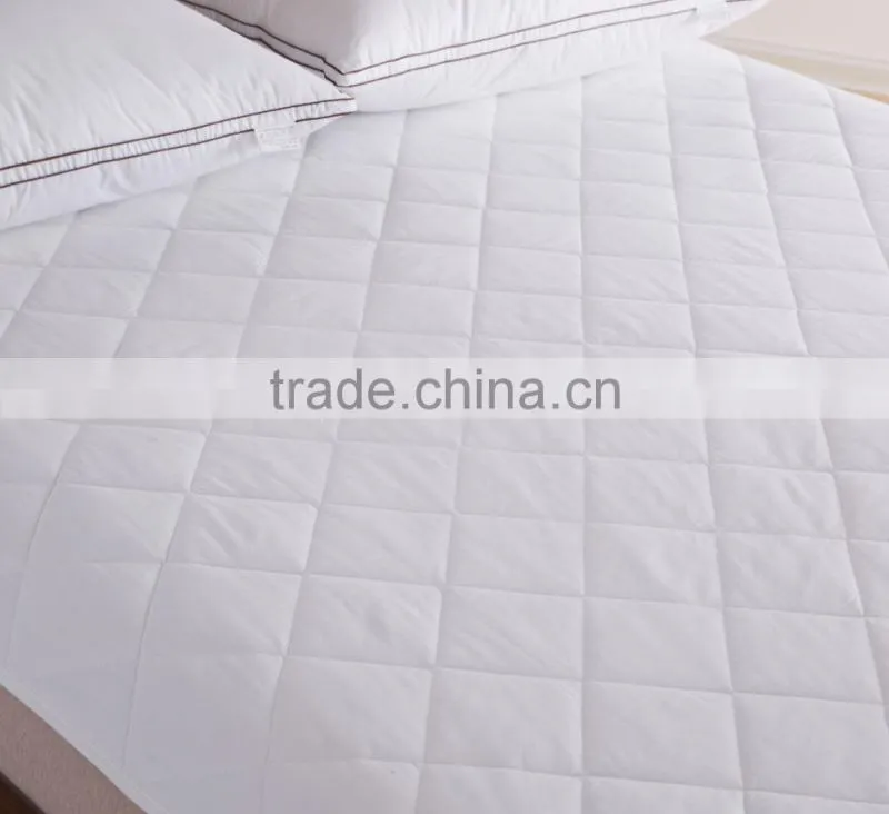5 Stars hotel 100% cotton patchwork quilted design waterproof mattress protector cover