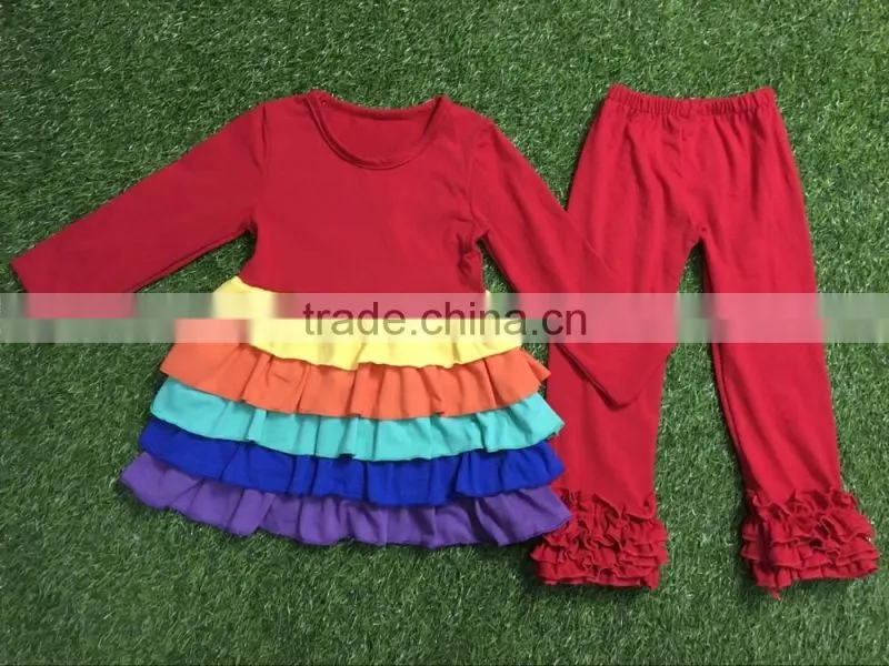 2016 deer patterns christmas pajamas toddler girl clothes boutique childrens clothes sets kids clothing wholesale