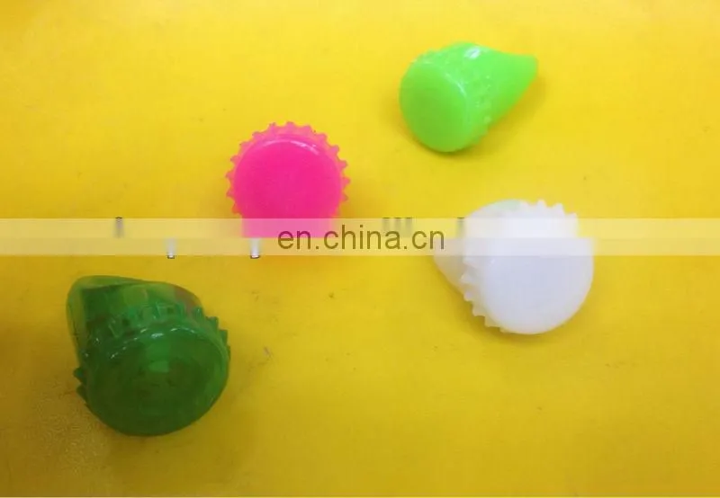 CGR-0125 New design and hot sale LED flashing party rings Beer bottle lid shape
