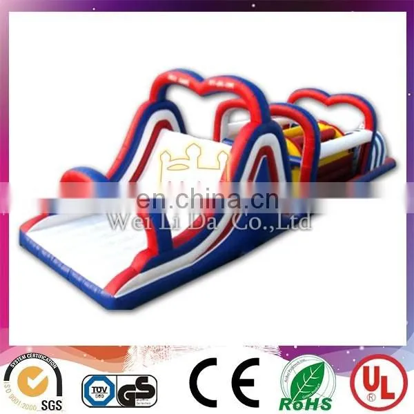 Lot of fun inflatable obstacle games for children