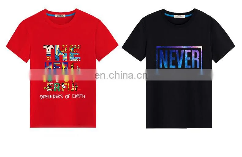 Custom Printing T shirts 180g Cotton Short Sleeve Style T-shirt European size Tshirts