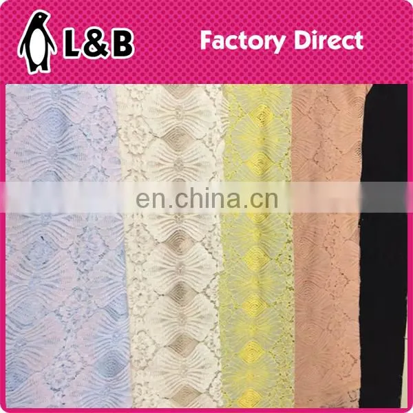 2017 wholesale popular soft cording cotton nylon fabric