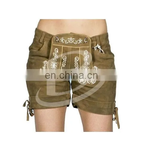 German Outfits Kurze Lederhosen