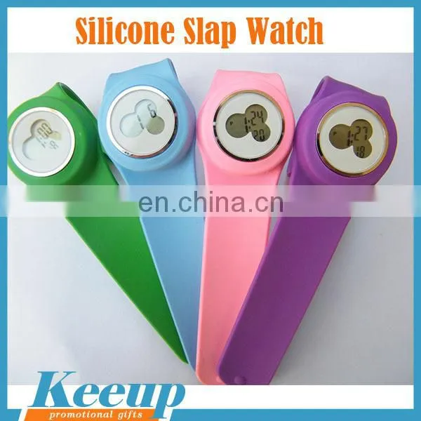 New Design Custom Silicone Slap Watch For Children