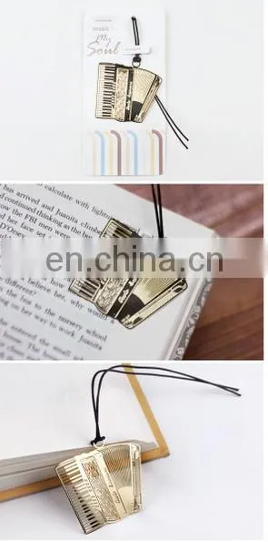 Creative newest music style instrument bookmarker