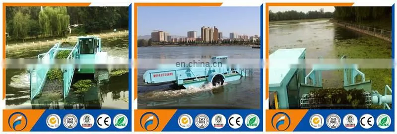Qingzhou Dongfang DFGC-85 Aquatic Weed harvester for the weeds in the lake