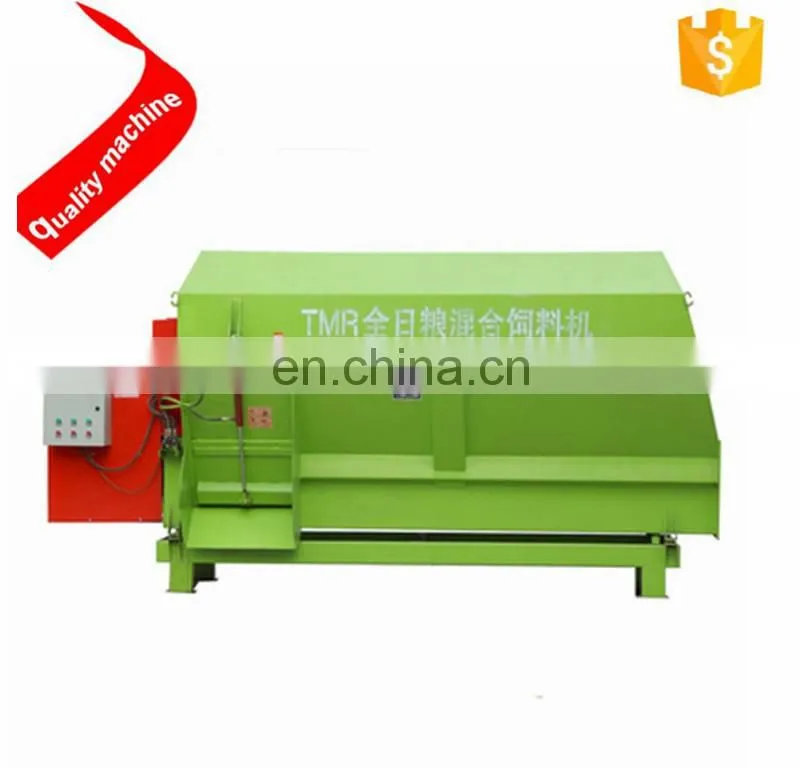 dairy farm horizontal and fixed cattle feed mixer