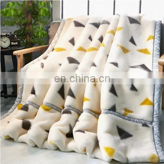 Fresh Double Layer Raschel Blanket Machine Washable