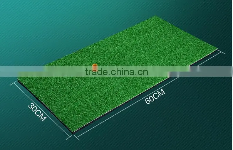 Golf Mat 30*90cm Residential Practice Hitting Mat Rubber Tee Holder