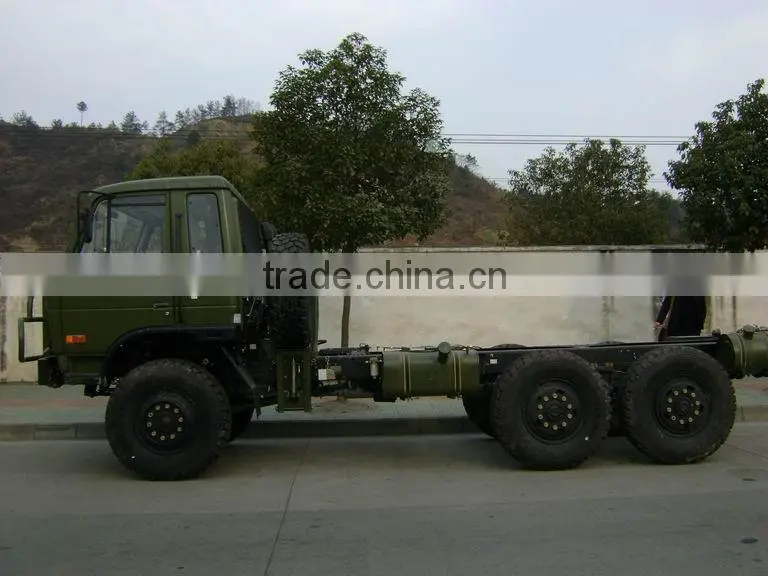 Dongfeng EQ2012GJ 6x6 off road truck chassis lwe