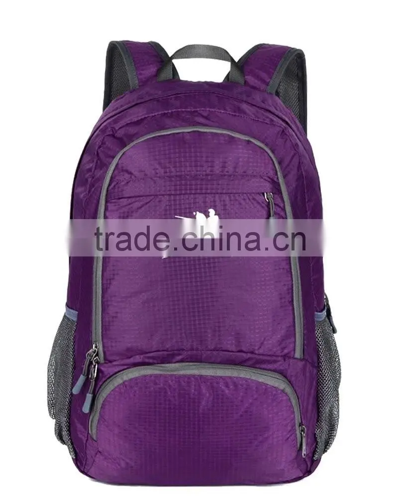 Outdoor Shoulder Bag Nylon Waterproof Backbag 35 L Travel Foldable Backpack