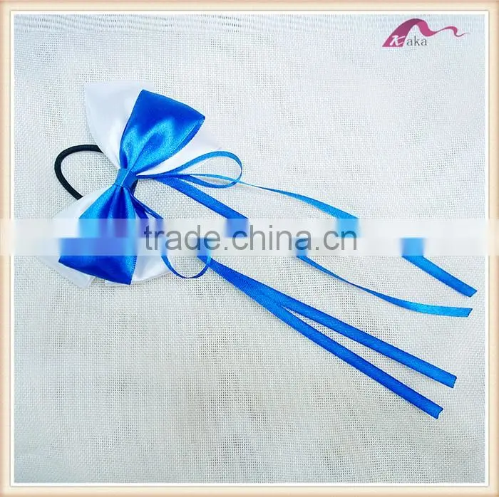Top Korean Long Ribbon Bow Elastic Hair Band Hair Accessories