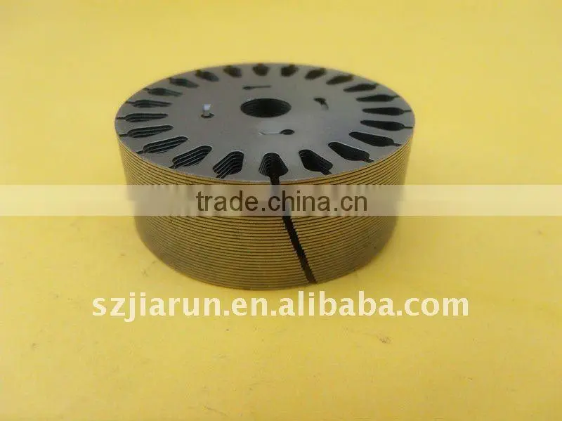 fan motor rotor and stator core lamination by stamping die parts