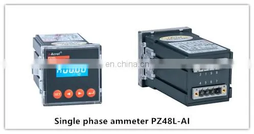 Acrel PZ72-AI/C Single phase Programmable LED display ammeter with RS485 communication