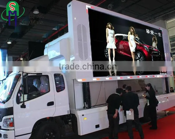 P10 outdoor advertising truck mobile led display