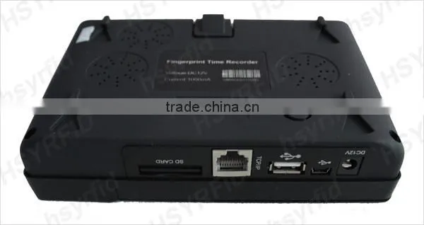 HSY-F81 plastic enclosure biometrics fingerprint reader time attendance machine