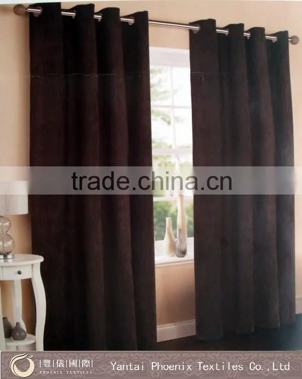 luxury fancy ready made pencil pleat window curtain