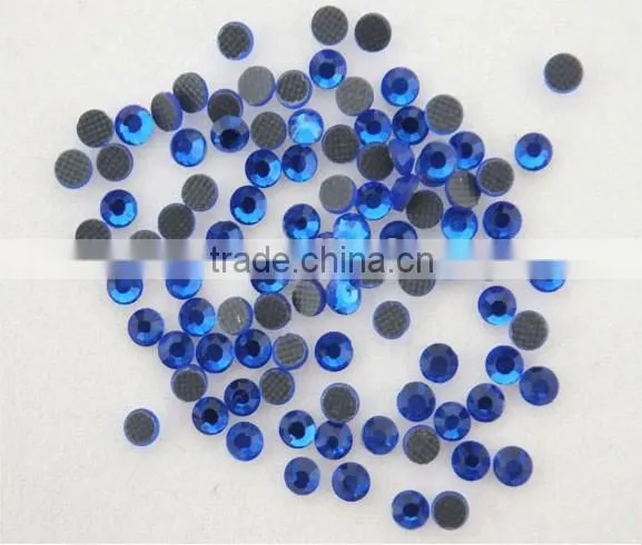 Light Blue Light Sapphire Hot Fix Stone for Festival Dress with Good Quality