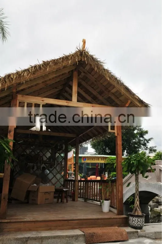 outdoor plastic cover bamboo building