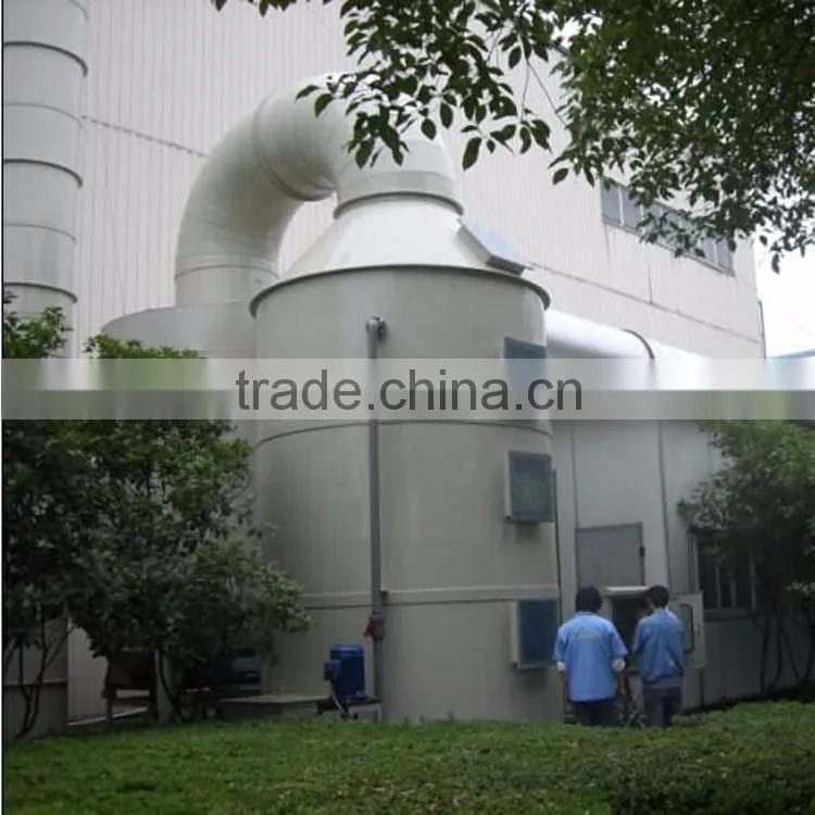 Acconding To Market Manufacture Survey Fiberglass FRP GRP Composite Air Purification Tower Air Scrubber Tower Made In China