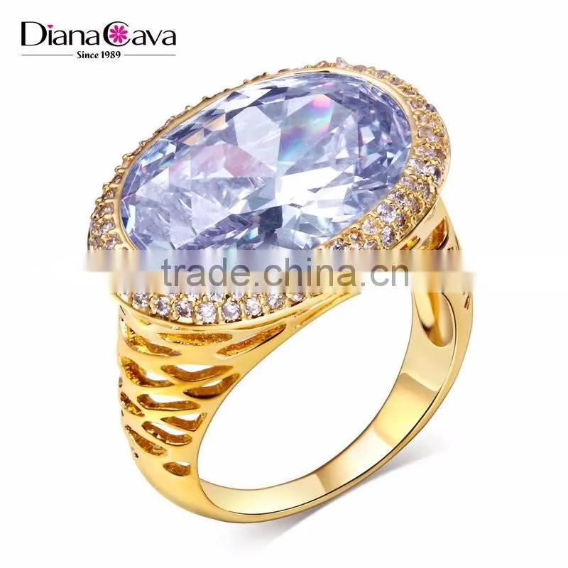 Lead Free Wedding Accessory Top AAA Quality Cubic Zirconia Anniversary Ring