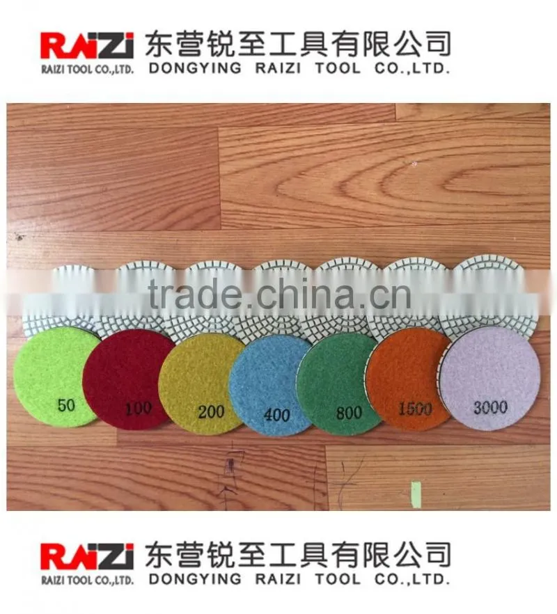 ConCross 3 inch New hybrid Concrete Floor Polishing Pads