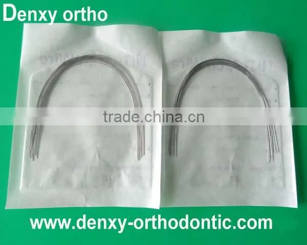 High quality orthodontic wire dental round niti archwires