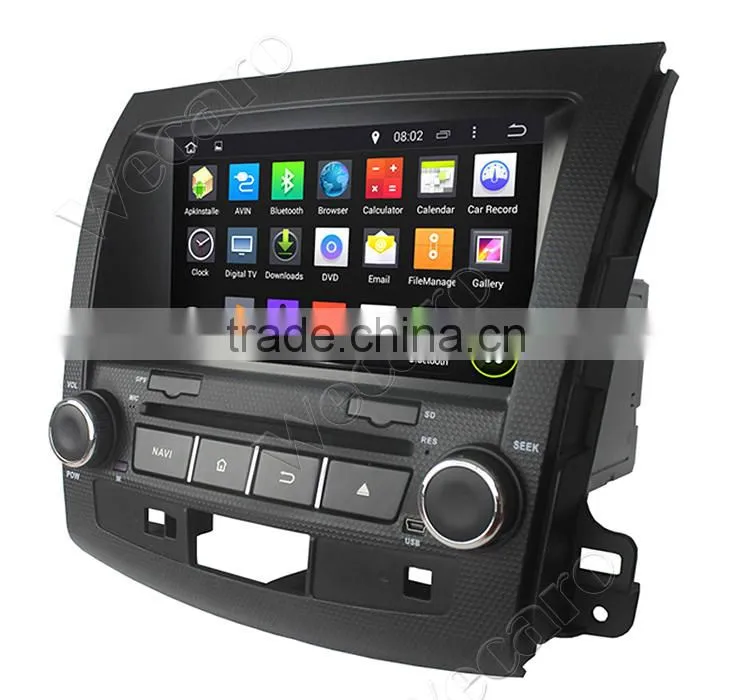 Wecaro WC-MO8063 android 4.4.4 car dvd player for mitsubishi outlander 2006 - 2012 3G wifi playstore
