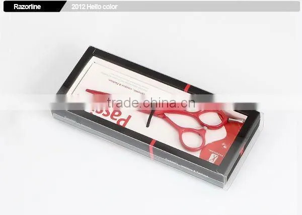 Red Teflon Coating SUS420J2 Stainless Steel hairdressing scissors
