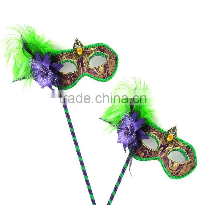 Female Stick Masquerade Masks