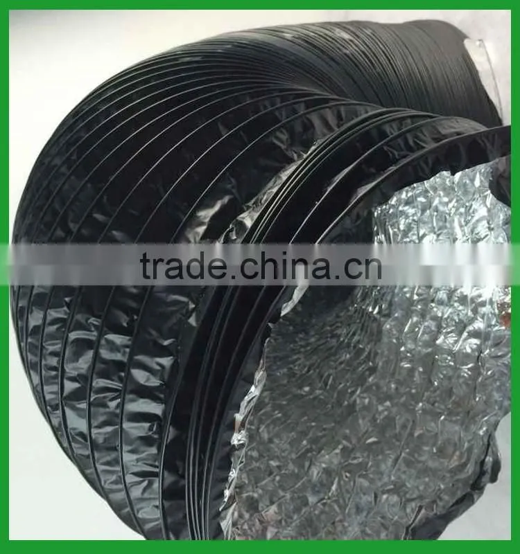 New style pvc laminated aluminium foil hose/1.5m aluminum foil hose /2m pvc aluminum foil hose