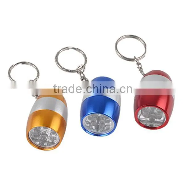 Best Promotional Item 6 LED Light Mini Cute Flashlight Keychain