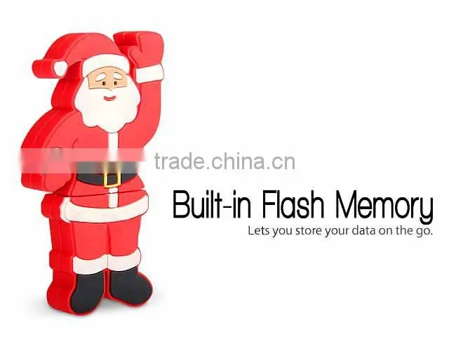 Customized chirstmas gift Santa Claus USB Flash Drive 4gb