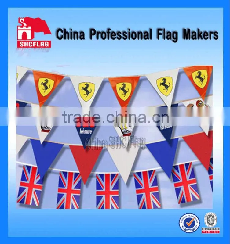 China producer provide cheap triangle flag bunting