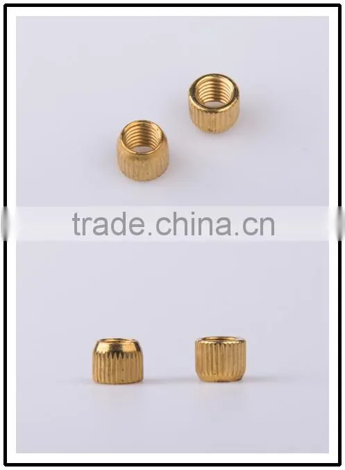 precision brass threaded insert nut
