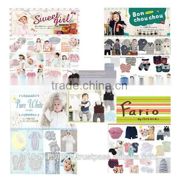 Japanese wholesale products high quality cute ribbon baby vests winter clothes kids wear toddler clothing children infant