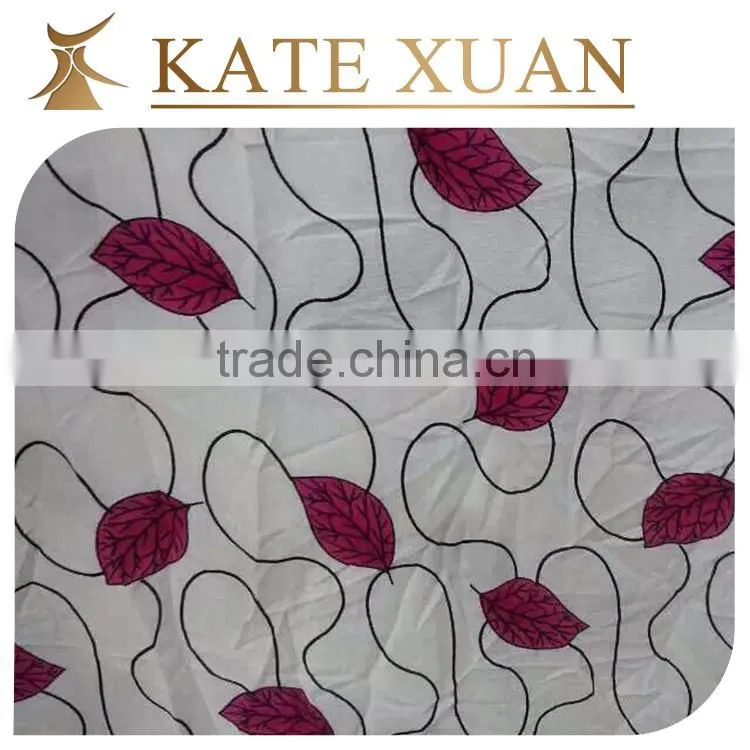 Fashion plain 100% dyed rayon gauze fabric of china
