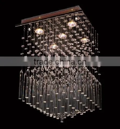Contemporary LED Crystal Lamp Induction Office Ceiling Lamp Modern