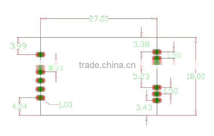 2T2R 802.11a wireless module usb dual band 2.4GHz & 5.8GHz AR1021 atheros usb 2.0 wifi module