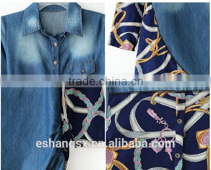 Ladies new design formal guayabera shirt