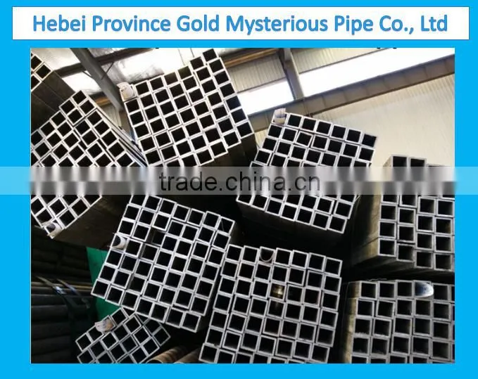 Q345B square seamless steel pipes and tubes