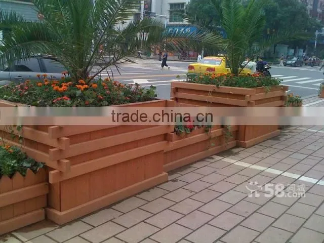 high tensile strength and corrosion-resistant wpc outdoor flower box
