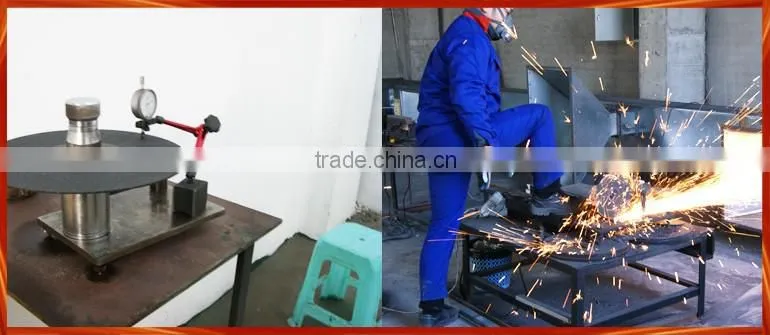 steel cutting disc with threaded nut
