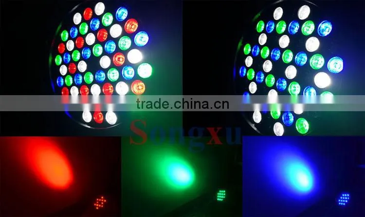 high power par led light 54x1w led par 64 club wedding lighting